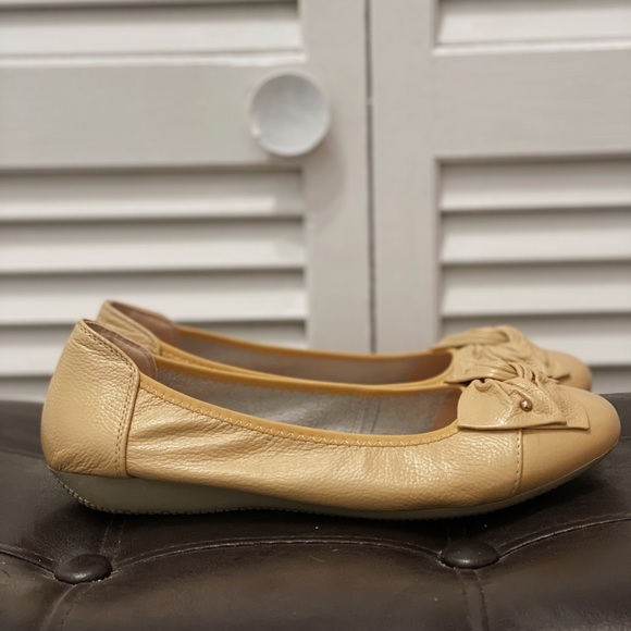 Ballet flats Doll shoes | Semi Light brown and Light Yellow | Size 41 | $18 - Picture 3 of 7